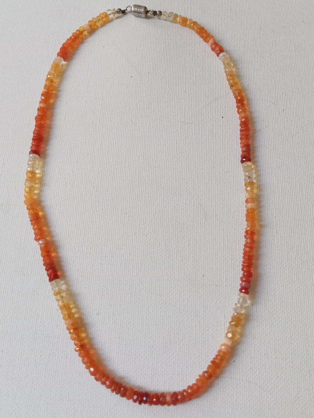 Handcrafted RARE Mexican Fire Opal Necklace